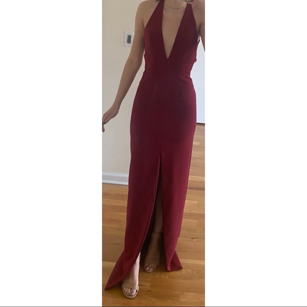 Lovers + Friends Halter Neck Gown, Size 0, NWT